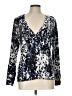 212 Collection Animal Print Silver Pullover Sweater Size L - photo 1