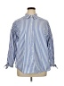 Lilly Pulitzer Stripes Blue 3/4 Sleeve Button-Down Shirt Size XL - photo 1