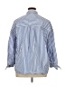 Lilly Pulitzer Stripes Blue 3/4 Sleeve Button-Down Shirt Size XL - photo 2