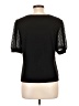CeCe Black Short Sleeve Top Size L - photo 2