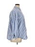 Lilly Pulitzer Stripes Blue 3/4 Sleeve Button-Down Shirt Size XL - photo 4