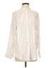 LILYSILK 100% Silk Stripes Ivory Long Sleeve Silk Top Size XS - photo 1