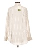 LILYSILK 100% Silk Stripes Ivory Long Sleeve Silk Top Size XS - photo 2