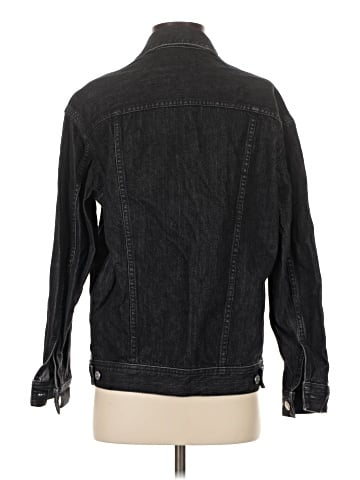 Madewell The Oversized Trucker Jean Jacket in Lunar Wash (view 2)