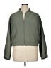 Ann Taylor LOFT Outlet 100% Polyester Solid Green Track Jacket Size XL - photo 1