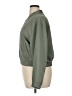 Ann Taylor LOFT Outlet 100% Polyester Solid Green Track Jacket Size XL - photo 5