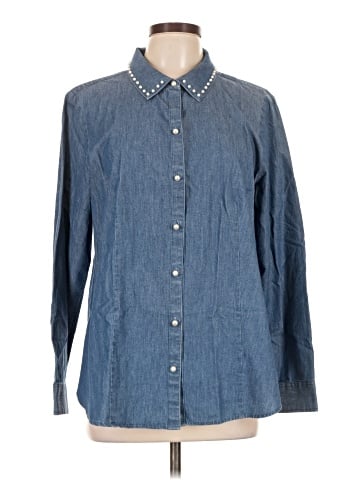 Charter Club Long Sleeve Button-Down Shirt (view 1)