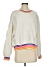 Evereve Color Block Ivory Pullover Sweater Size XS - photo 1