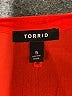 Torrid 100% Cotton Red 3/4 Sleeve Blouse Size 5X Plus (5) - photo 7
