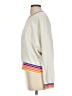 Evereve Color Block Ivory Pullover Sweater Size XS - photo 5