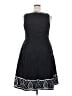 eShakti Argyle Black Cocktail Dress Size 2X - photo 2