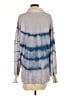 Free People Tie-dye Blue Pullover Sweater Size M - photo 2