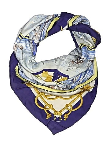 Hermès Vintage Silk Retour de Pêche 90cm Scarf (view 1)