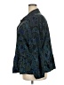 LOGO by Lori Goldstein Paisley Blue Long Sleeve Blouse Size 2X - photo 5