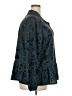 LOGO by Lori Goldstein Paisley Blue Long Sleeve Blouse Size 2X - photo 4