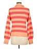 J.Crew Factory Store Stripes Orange Pullover Sweater Size M - photo 2