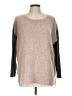 Sanctuary Metallic Tan Pullover Sweater Size L - photo 1