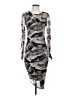 DKNY Graphic Gray Cocktail Dress Size S - photo 1