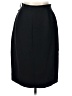 Lands' End 100% Silk Solid Black Silk Skirt Size 10 - photo 1