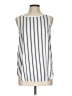 Ann Taylor LOFT 100% Polyester White Sleeveless Blouse Size L - photo 1
