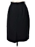 Lands' End 100% Silk Solid Black Silk Skirt Size 10 - photo 2