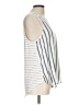 Ann Taylor LOFT 100% Polyester White Sleeveless Blouse Size L - photo 4