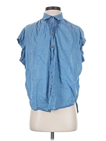 Madewell Central Shirt in Bright Indigo (view 1)