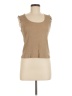 Burberry 100% Cotton Brown Tan Tank Top Size M - photo 1