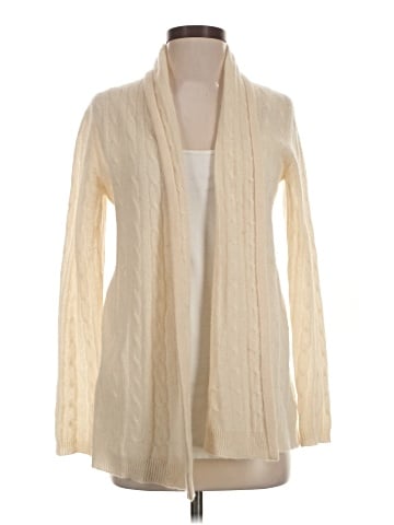 White + Warren Cashmere Cardigan (view 1)