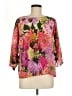 Weekend Max Mara Floral Pink 3/4 Sleeve Blouse Size M - photo 1