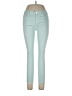Paige Color Block Teal Jeggings Size 30 waist - photo 1