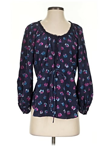 Rebecca Taylor 3/4 Sleeve Silk Top (view 1)