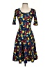 Lularoe Argyle Blue Cocktail Dress Size XS - photo 1