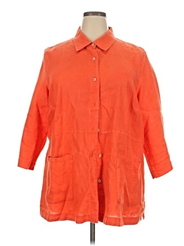 Coldwater Creek 3/4 Sleeve Button-Down Shirt (view 1)