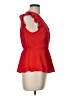 Monteau Red Short Sleeve Top Size L - photo 4