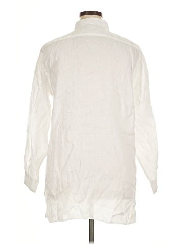 Garnet Hill 3/4 Sleeve Button-Down Shirt (view 2)