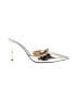 Unbranded Metallic Gold Silver Heels Size 7 1/2 (estimated) - photo 1