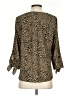 MICHAEL Michael Kors Animal Print Gold 3/4 Sleeve Blouse Size S - photo 2