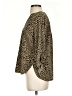 MICHAEL Michael Kors Animal Print Gold 3/4 Sleeve Blouse Size S - photo 5