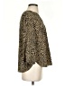 MICHAEL Michael Kors Animal Print Gold 3/4 Sleeve Blouse Size S - photo 4