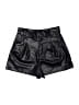 Zara Metallic Black Shorts Size S - photo 1