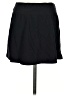 Lands' End Solid Black Casual Skirt Size S - photo 2