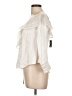 Self-Portrait Ivory One-Shoulder Frilled Blouse Size 10 - photo 5