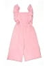 Knitworks Solid Pink Jumpsuit Size 7 - photo 1