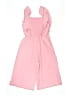 Knitworks Solid Pink Jumpsuit Size 7 - photo 2