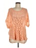 Denim 24/7 Orange Pullover Sweater Size M - photo 1