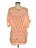 Denim 24/7 Orange Pullover Sweater Size M - photo 2