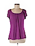 Apt. 9 100% Rayon Purple Short Sleeve Top Size M - photo 1
