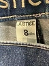 Justice Solid Blue Jeans Size 8 - photo 3