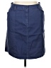 L.L.Bean Solid Blue Casual Skirt Size 16 (petite) - photo 1